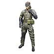 Metal Gear Solid 3 Snake Tiger Camo Version Action Figure